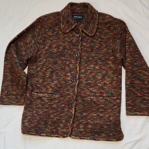 Bernardo | Earthy Tones Knit Jacket | sz L